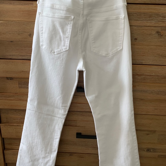 High Rise White Bootcut Jeans Size 27 - Picture 4 of 4